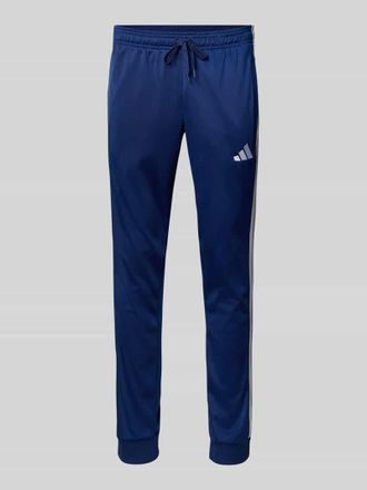 adidas Trainingshose mit Label-Stitching und elastischem Bund in Dunkelblau, Gr&ouml;&szlig;e M