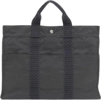 Herm&egrave;s Pre-owned Vintage Tote Bag - Dames - Vintage Shopper - Grijs - ONE Size - Vintage