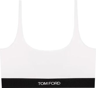 Tom Ford Modal Signature Bralette - Dames - BHs - Wit - S - Ondergoed