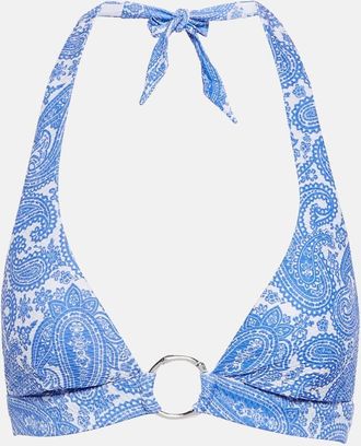 Heidi Klein Cap Mala halterneck bikini top