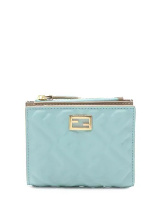 Fendi 2010-2025 Slim Baguette Wallet small wallets - women - Calf Leather - One Size - Blue