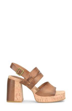 Kork-ease Womens Maxi Colorblock Cork Heel In Brown