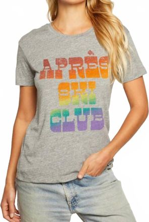 Chaser Apres Ski Tee In Grey