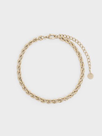 Charles & Keith Kris Chain-Link Choker Necklace