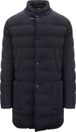 Fay Down Jacket - Heren - Gewatteerde jassen - Blauw - 2XL - Leer - Jassen