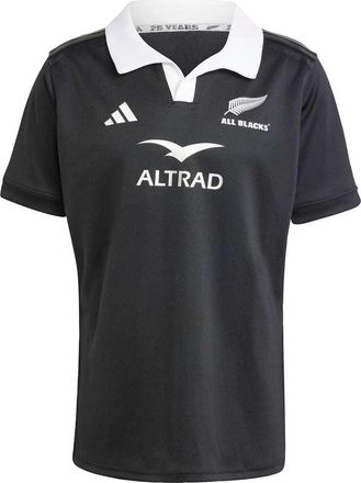 adidas Maglietta aeroready a maniche corte da rugby nera degli All Blacks-Nero