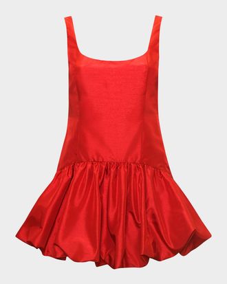 Hutch Lowry Drop-Waist Bubble Mini Dress