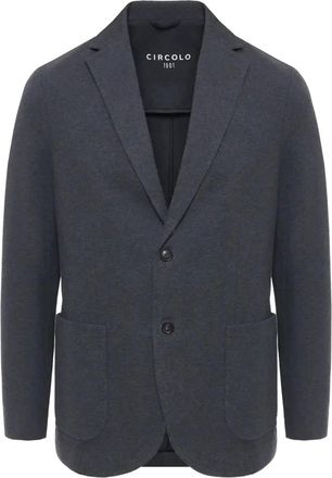 Circolo 1901 Blazer monopetto con tasche applicate - Grigio