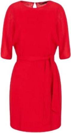 A|X Armani Exchange 3Lya 2514Ac Dress - Dames - Korte kleedjes - Rood - XS - Polyester - Kleedjes