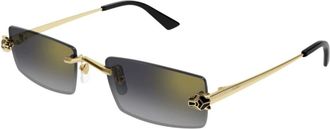 Cartier Sunglasses, unisex, Yellow, Size: 55 MM Panth&egrave;re Sunglasses
