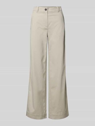 Marc O'Polo Regular Fit Hose aus Baumwoll-Mix mit Lyocell-Anteil in Beige, Gr&ouml;&szlig;e 34