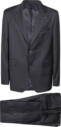 Tagliatore Vesuvio Kostuum - Heren - Business pakken - Blauw - M - Wol - Kostuums