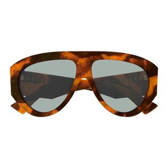 Gucci Gg 2128S Zonnebril - Heren - Zonnebrillen - Bruin - 58 MM - Accessoires