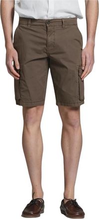 IMPURE Spike Cargo Short in Popeline - Heren - Korte Broeken - Bruin - 2XL - Katoen - Korte Broeken