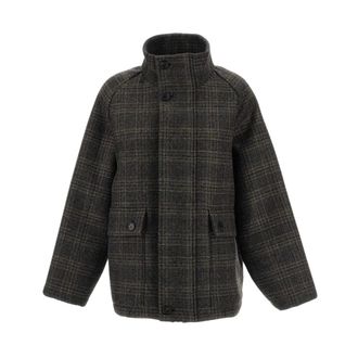 Barena Chaqueta a cuadros oversize - Jackets - Mujer - Gris - S