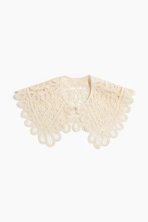 H&M Crochet-look Collar in Cream at Nordstrom