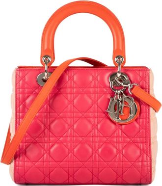 Dior Borsa tote Lady Dior - Rosa