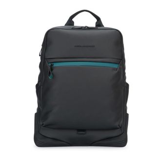 Piquadro Backpacks, unisex, Gray, Size: ONE SIZE Stylish Laptop Backpack with 2 Compartments
