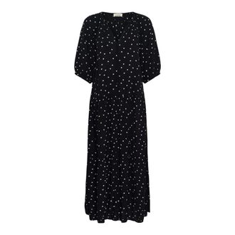 Soaked In Luxury Vestido largo fluido Zaya SS - Dresses - Mujer - Negro - XS