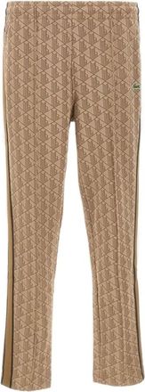 Lacoste Broeken, Heren, Bruin, M, Katoen, Chinos