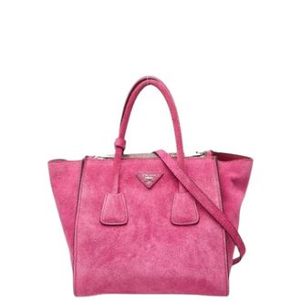 Prada Pre-owned Handbags, female, Pink, Size: ONE SIZE Pre-owned Vintage Shoulder Bag