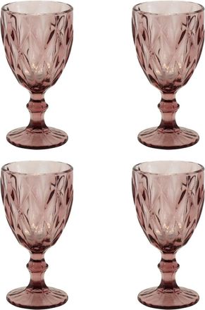 LLR Collection 4er-Set Weinglas Zuma 2 dl, Lila