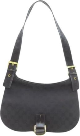 Gucci Pre-owned Shoulder Bag - Dames - Vintage Schoudertas - Zwart - ONE Size - Vintage
