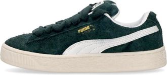 Puma Suede Low Shoe met Oversize Veters - Heren - Sneakers - Groen - 37 1/2 EU - Su&egrave;de - Schoenen