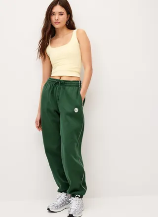 Nike Womens Phoenix loose green jogger