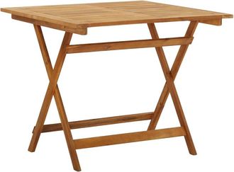 vidaXL Folding Garden Table 35.4x35.4x29.5 Solid Acacia Wood, 313599