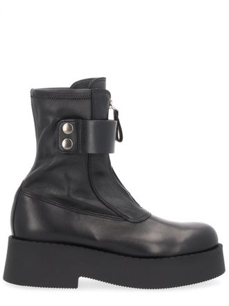 Premiata Lamb Leather Boot - Black