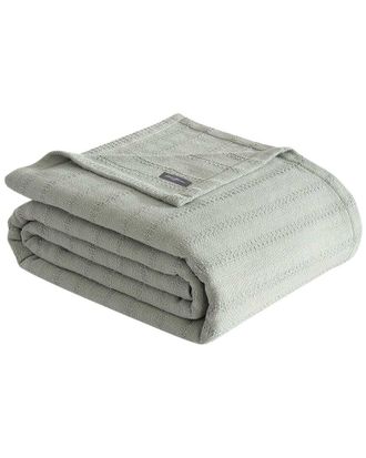 Eddie Bauer Variegated Weave Stripe Striped Blanket