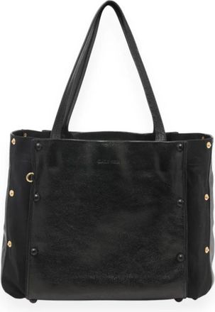 CLARIS VIROT Joseph Cabas modulable - Dames - Shoppers - Zwart - ONE Size - Leer - Tassen