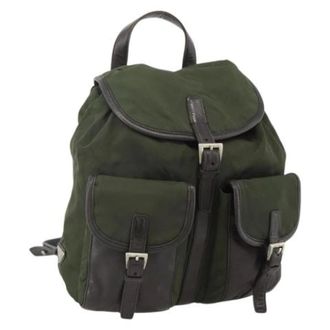 Prada unisex, Pre-owned, Groen, Maat: ONE Size Leer