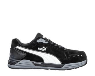 Puma Mens Airtwist Low Safety Work Shoes In Black