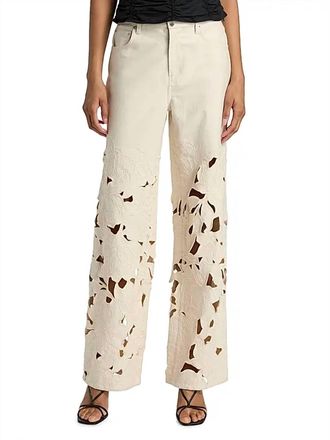 Jonathan Simkhai Betty Straight Leg Jean In Marshmallow