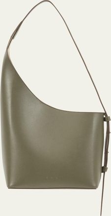 Aesther Ekme Demi Lune Calfskin Leather Bucket Bag