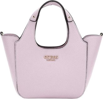 Guess Tassen, Dames, Paars, ONE Size, Leer, Onderscheidende Design Handtas