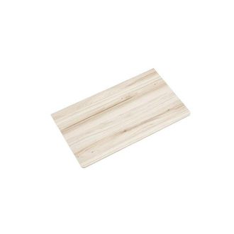 Saniclass Tops Topblad - 80x1.2x46cm - afgeronde hoeken - licht eiken