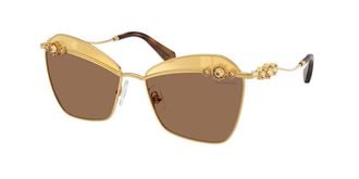 Swarovski SK7040 4007TO Womens Sunglasses Gold Size 57