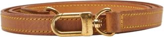 Louis Vuitton Pre-owned Belts, female, Brown, Size: ONE SIZE Pre-owned Leather Adjustable Bag Strap