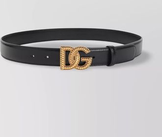 Dolce & Gabbana adjustable loop stitched belt