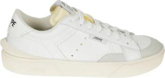 Strype Lage Sneakers - Dames - Sneakers - Wit - 40 EU - Leer - Schoenen