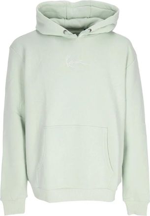 Karl Kani Licht Mint Essential Hoodie met Voorzak - Heren - Hoodies - Groen - L - Katoen - Hoodies & sweatvesten