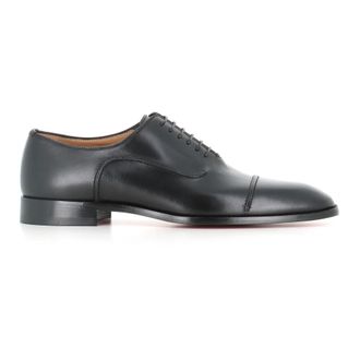 Christian Louboutin Seriox Flat - Heren - Nette schoenen - Zwart - 41 EU - Leer - Schoenen