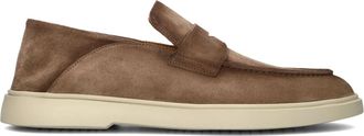 Officine Creative Slip-On Bones Su&egrave;de Schoenen - Heren - Loafers - Beige - 42 EU - Su&egrave;de - Schoenen