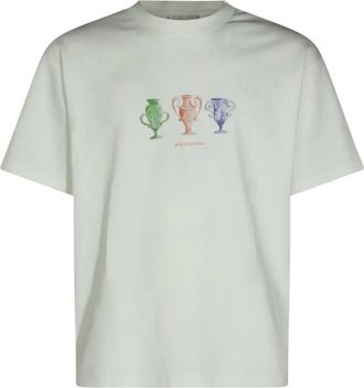 Dr&ocirc;le de Monsieur Trophy Print T-Shirt - Heren - T-shirts - Wit - XL - Tops