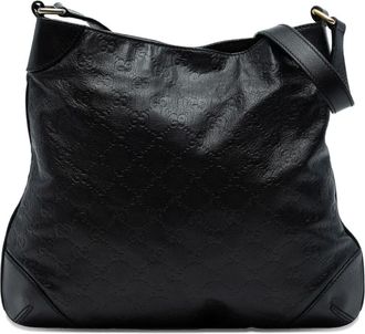 Gucci 2016-2025 Guccissima schoudertas - Zwart