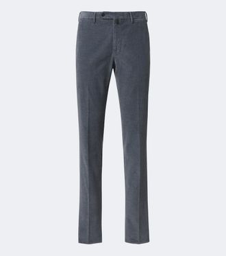 Slowear Cotton and cashmere corduroy slim pants