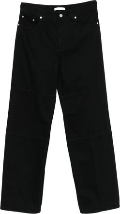 Helmut Lang panelled zip-detail jeans - Black